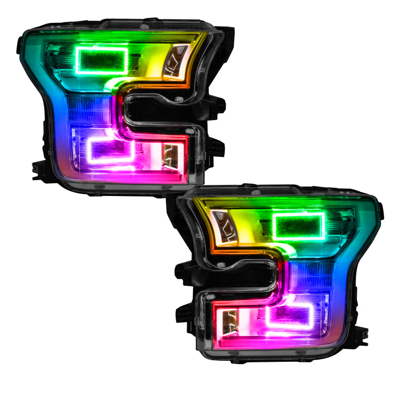 Oracle Ford F-150 15-17 Projector Headlight Halo Kit - ColorSHIFT ORACLE Lighting Headlights