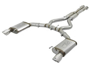 aFe MACHForce XP 3in Sport Tone Cat-Back Exhausts w/ Polished Tips 15-17 Ford Mustang V6/V8 aFe Catback