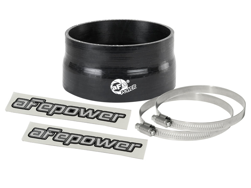 aFe Magnum FORCE CAI Univ. Silicone Coupling Kit (4in to 3.8in ID / 2in L) Reducer Coupler - Black aFe Air Intake Components
