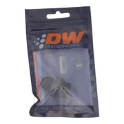 DeatschWerks 10AN ORB Male to 8AN Male Flare Adapter (Incl O-Ring) - Anodized Matte Black DeatschWerks Fittings