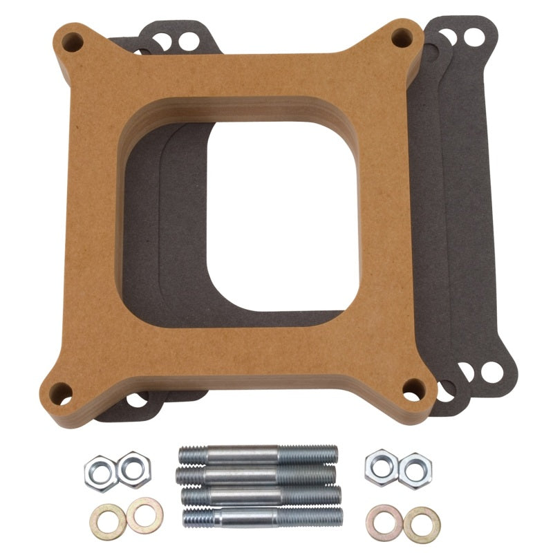 Edelbrock 1-Inch Wood Spacer Edelbrock Carburetor Rebuild Components
