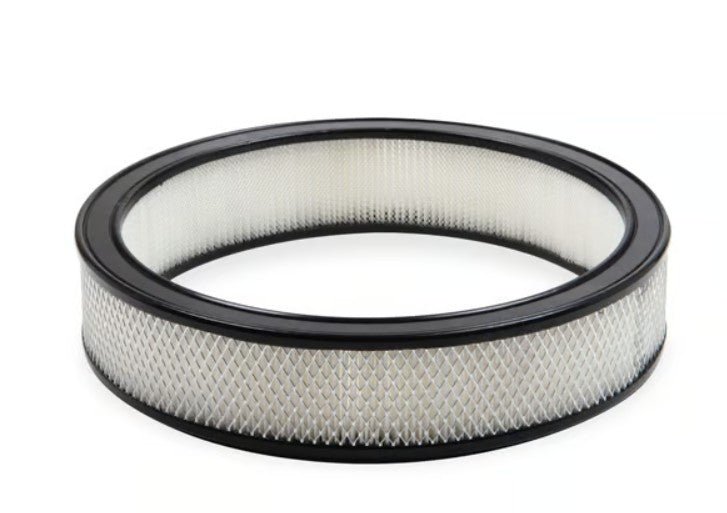 14X3 PAPER AIR FILTER W/BLK RUBBER RING 120-178 HOLLEY
