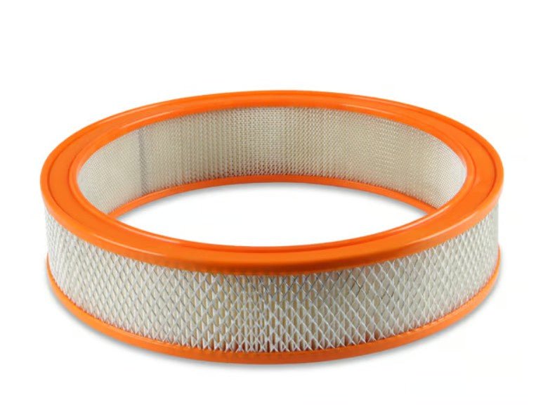 14X3 PAPER AIR FILTER W/ORANGE RUBBER RI 120-179 HOLLEY