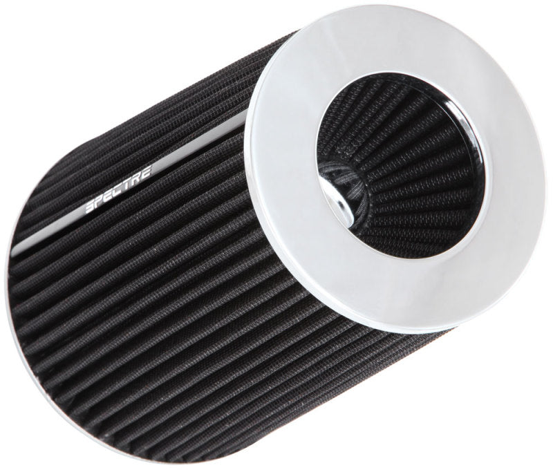 Spectre Adjustable Conical Air Filter 9-1/2in. Tall (Fits 3in. / 3-1/2in. / 4in. Tubes) - Black Spectre Air Filters - Universal Fit