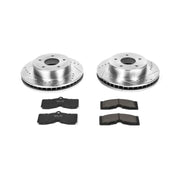 Power Stop 63-82 Chevrolet Corvette Front Z23 Evolution Sport Brake Kit PowerStop Brake Kits - Performance D&S