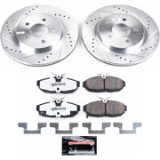 Power Stop 2012 Ford Mustang Rear Z26 Street Warrior Brake Kit PowerStop Brake Kits - Performance D&S