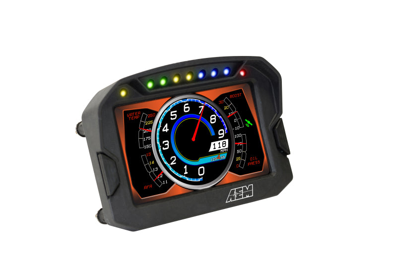 AEM CD-5G Carbon Digital Dash Display w/ Interal 10Hz GPS & Antenna AEM Gauges