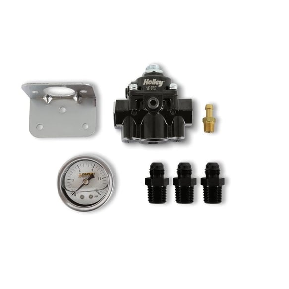 Holley Die Cast Bypass Fuel Pressure Regulator Kit 12-887KIT HOLLEY Autoparts