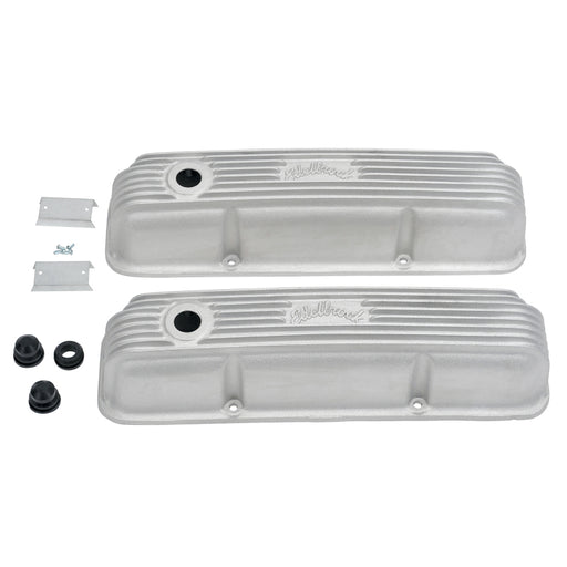 Edelbrock Valve Cover Classic Series Ford 1958-1976 FE V8 Satin Edelbrock Valve Covers