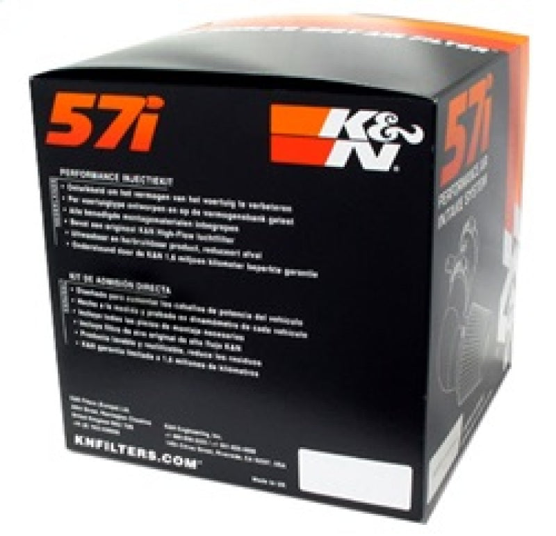 K&N 05-10 Fiat Grand Punto 1.2L/1.4L / 07-11 Fiat 500 / 10-12 Punto EVO 1.2L/1.4L Perf Intake Kit K&N Engineering Cold Air Intakes