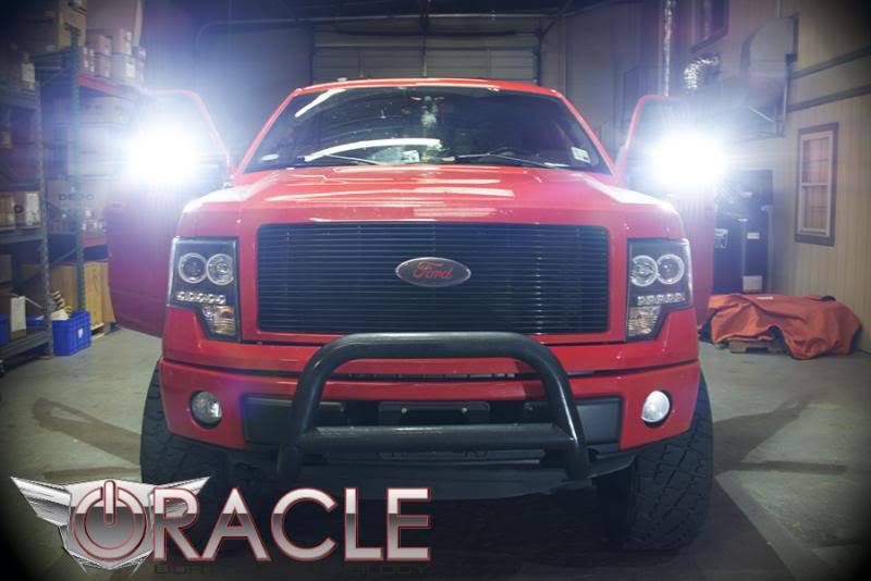 Oracle 09-14 Ford F150/Raptor Off-Road Mirrors - 6000K ORACLE Lighting Light Bars & Cubes