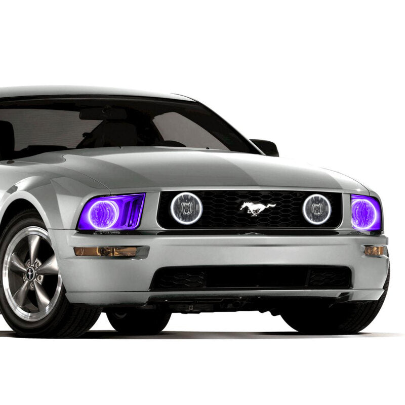 Oracle Ford Mustang 05-09 Halo Kit - ColorSHIFT w/ BC1 Controller ORACLE Lighting Headlights