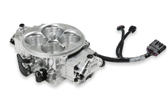 Holley EFI Terminator X Stealth 4500 Service Throttle Body - Shiny 534-305 HOLLEY Autoparts