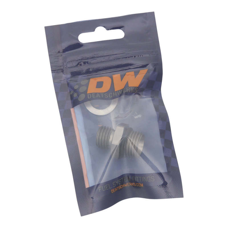 DeatschWerks 6AN ORB Male To 12 X 1.5 Metric Male (Incl O-Ring and Crush Washer) DeatschWerks Fittings