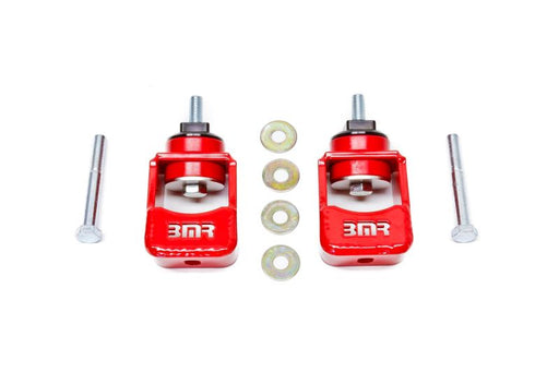 BMR 10-15 5th Gen Camaro Motor Mount Kit (Polyurethane) - Red (Spacers Not Included) BMR Suspension Engine Mounts