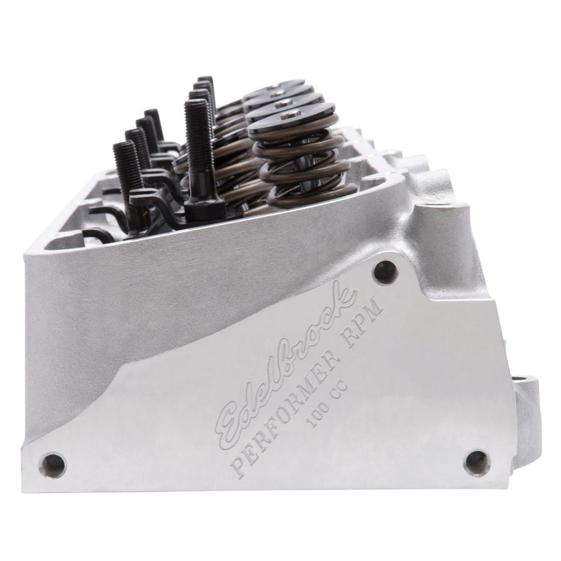 Edelbrock Cylinder Head BBC Performer RPM Oval Port 100cc Complete Single w/ Springs Edelbrock Heads