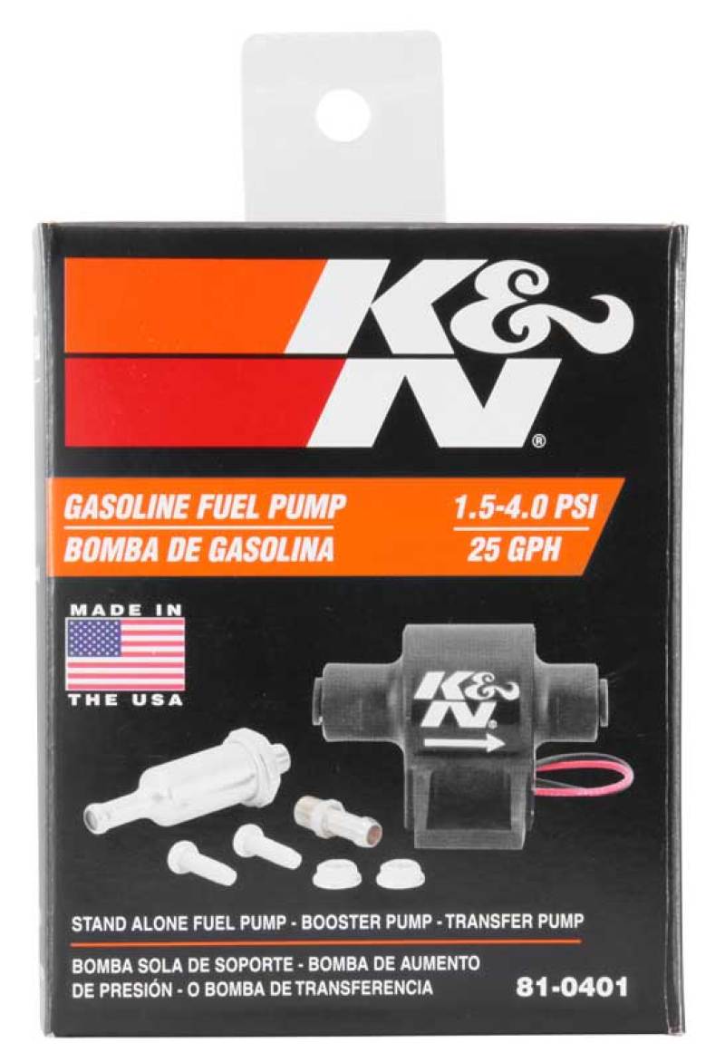 K&N Performance Electric Fuel Pump 1.5-4 PSI K&N Engineering Fuel Pumps