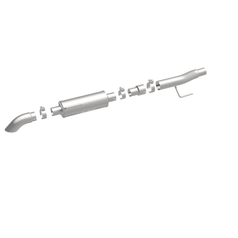 MagnaFlow Cat-Back, SS, 2.5/3in, Turn Down In Front Rear Tire 2015 Ford F150 5.0L V8 Ext Cab Magnaflow Catback