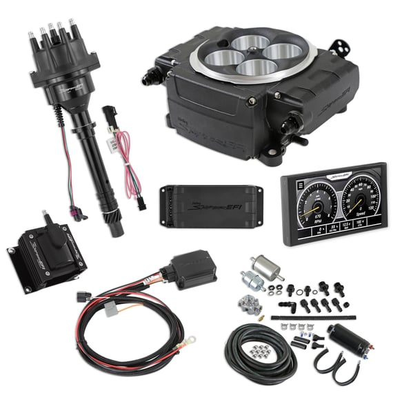 Sniper 2 EFI Bundle with HyperSpark Ignition System 550-511-5PK-SBC HOLLEY Autoparts