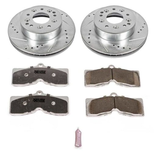 Power Stop 1969 Chevrolet Camaro Front or Rear Z26 Street Warrior Brake Kit PowerStop Brake Kits - Performance D&S
