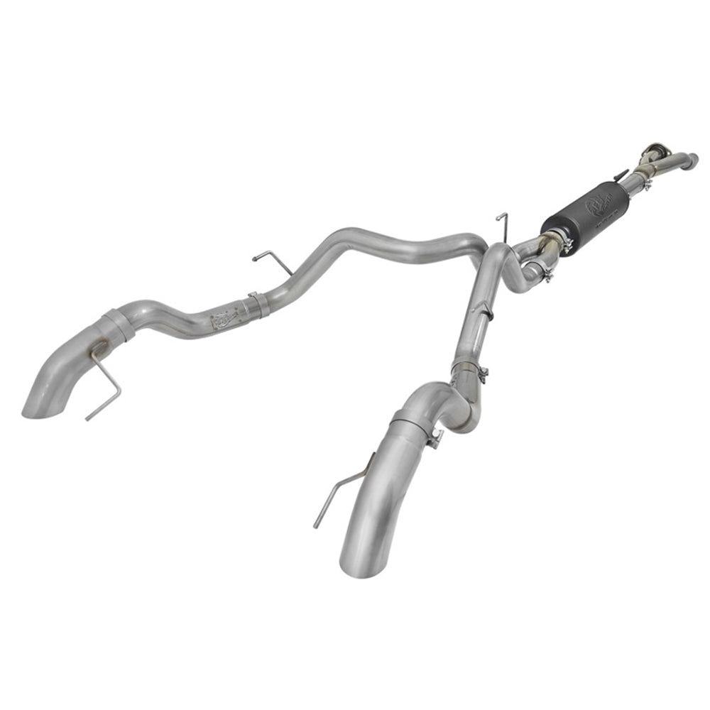 aFe MACH Force-Xp Cat-Back Exhaust w/Dual Hi-Tuck Tips 17-18 Ford F-150 Raptor V6-3.5L (tt) 49-33095