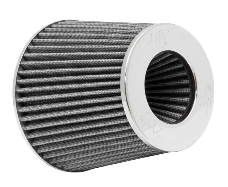 K&N Universal Chrome Filter Multi Lingual K&N Engineering Air Filters - Universal Fit