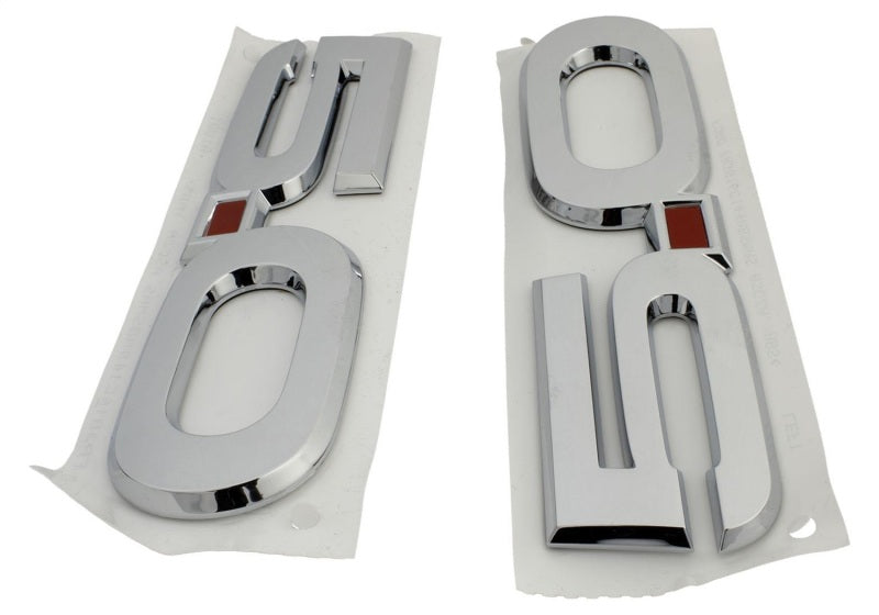 Ford Racing 15-17 Ford Mustang 5.0L Fender Emblem Chrome Ford Racing Other Body Components
