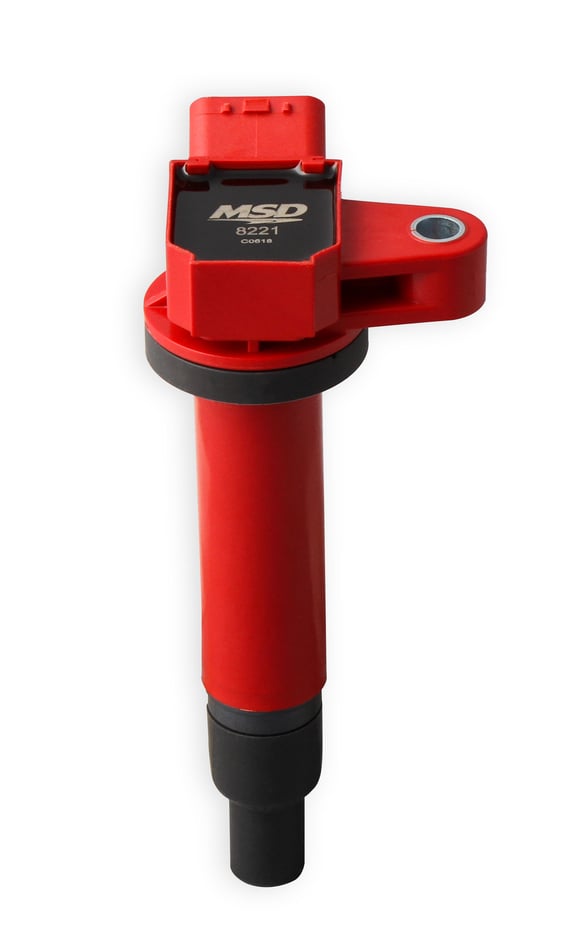 MSD Ignition Coil - Blaster Series - Toyota/Lexus V8 - 4.3L/4.7L - Red 8221 MSD Autoparts