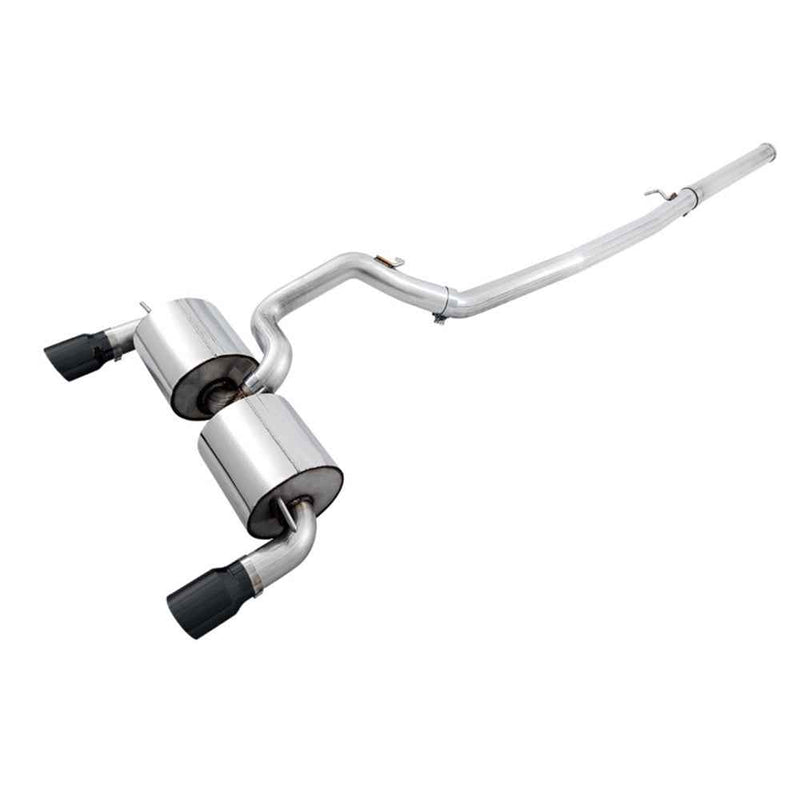 AWE Tuning Ford Focus RS Exhaust Cat-back System with Resonated Design and Diamond Black Tips 3020-33042 CAT-BACK