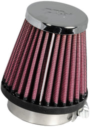 K&N Universal Chrome Filter 1 15/16 inch FLG / 3 inch Base / 2 inch Top / 3 inch Height K&N Engineering Air Filters - Universal Fit