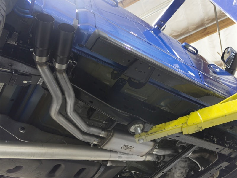 aFe Rebel Exhausts 3in SS Cat-Back 15-16 Ford F-150 EcoBoost V6 2.7/3.5L V8 5.0L w/ Black Tips aFe Catback