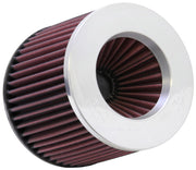 K&N Universal Filter 3 inch Flange 6 inch Base 5 1/4 inch Top 5 inch Height w/ Polished Top K&N Engineering Air Filters - Drop In