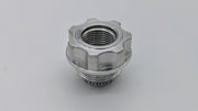 Granatelli -10AN ORB Female -20AN Male Threaded Insert Vented Oil Fill Cap - Natural Granatelli Motor Sports Oil Caps