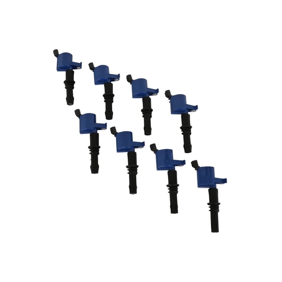 Ignition Coil - SuperCoil - 2004-2008 Ford 4.6L/5.4L/6.8L 3-valve- Blue - 8-Pack 140033B-8 ACCEL Autoparts