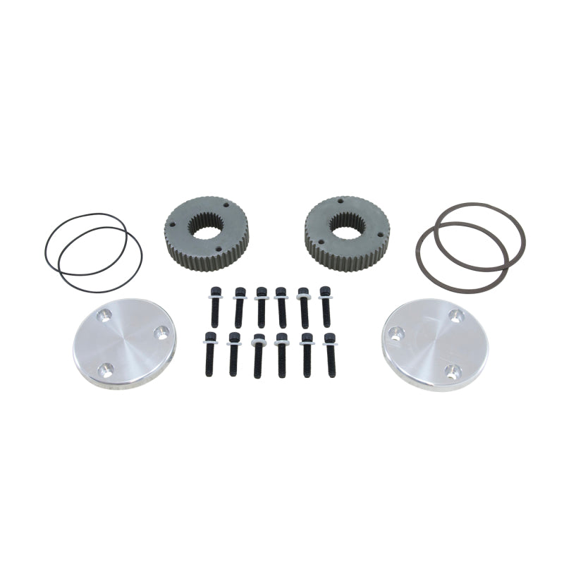 Yukon Gear Hardcore Drive Flange Kit For Dana 44 / 30 Spline Outer Stubs. Non-Engraved Caps Yukon Gear & Axle Differential Install Kits
