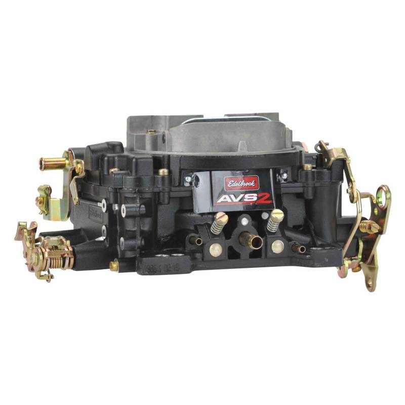 Edelbrock Carburetor AVS2 Series 650 CFM Manual Choke Black Powder Coated (Non-EGR) Edelbrock Carburetors