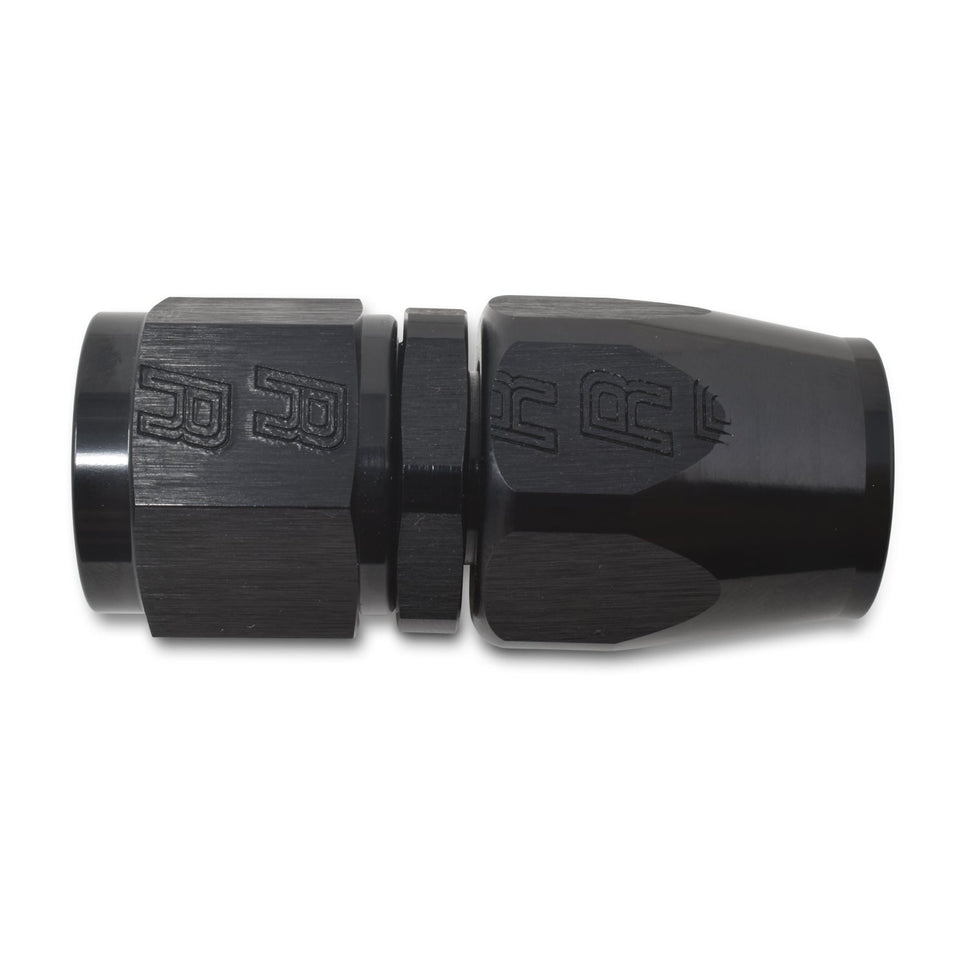 16AN ProClassic Straight Hose End With Black Finish
