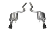 Corsa 2015-2017 Ford Mustang GT 5.0 3in Axle Back Exhaust Black Dual 4.5in Tip Sport CORSA Performance Axle Back
