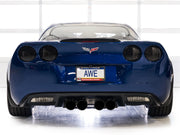 AWE Tuning C6 Chevrolet Corvette Z06/ZR1 Track Edition Axle-Back Exhaust w/ Diamond Black Tips AWE Tuning Axle Back