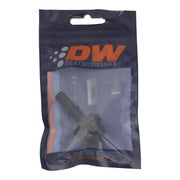 DeatschWerks 8AN ORB Male to 3/8in Male EFI Quick Connect Adapter - Anodized Matte Black DeatschWerks Fuel Components Misc