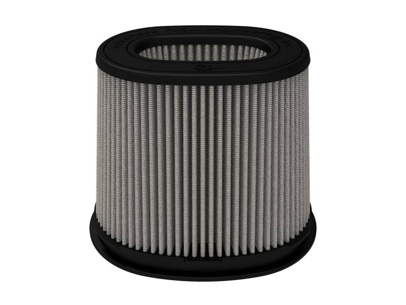 aFe MagnumFLOW Pro DRY S Air Filter (6 x 4)in F x (8-1/2 x 6-1/2)in B x (7-1/4 x 5)in T x 7-1/4in H aFe Air Filters - Universal Fit