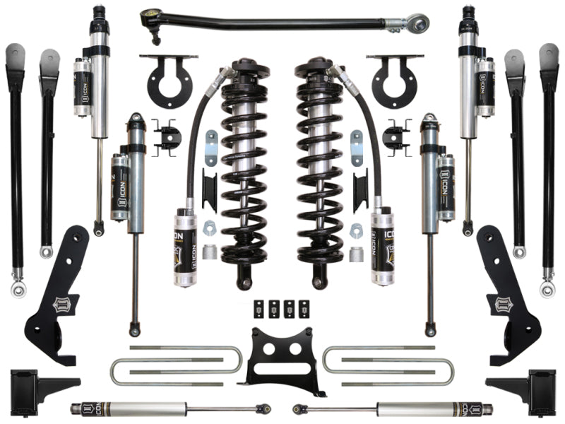 ICON 2017+ Ford F-250/F-350 4-5.5in Stage 6 Coilover Conversion System ICON Coilover Components