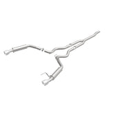 MagnaFlow Cat-Back 15-16 Ford Mustang 2.3L L4 Competition SS 3in Dual Split Rear 4.5in Black Tips Magnaflow Catback