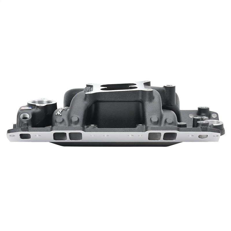 Edelbrock Intake Manifold RPM Air-Gap Small-Block Chevy 262-400 Black Edelbrock Intake Manifolds