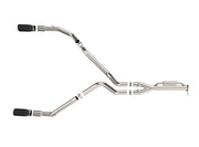 aFe 21-24 Ford F-150 Vulcan Series 3 IN to 3-1/2 IN Stainless Steel Cat-Back Exhaust System - Black aFe Catback