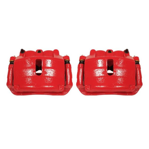 Power Stop 2009 Ford F-150 Front Red Calipers w/Brackets - Pair PowerStop Brake Calipers - Perf