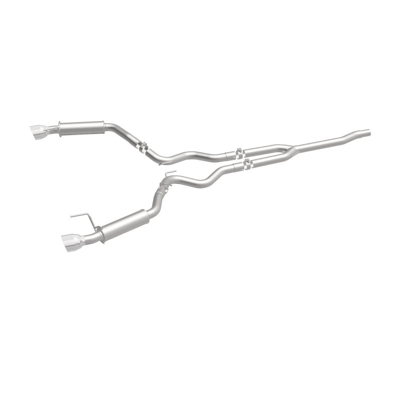 MagnaFlow Cat-Back 15-16 Ford Mustang 2.3L L4 Competition SS 3in Dual Split Rear 4.5in Black Tips Magnaflow Catback