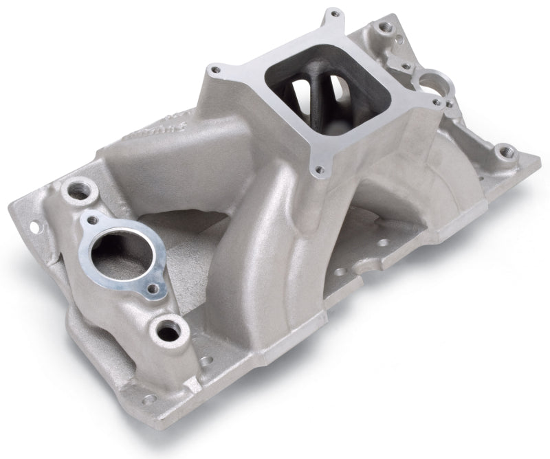 Edelbrock Super Victor SBC Manifold for GM Cast Iron Vortec Heads (Race Manifold) Edelbrock Intake Manifolds