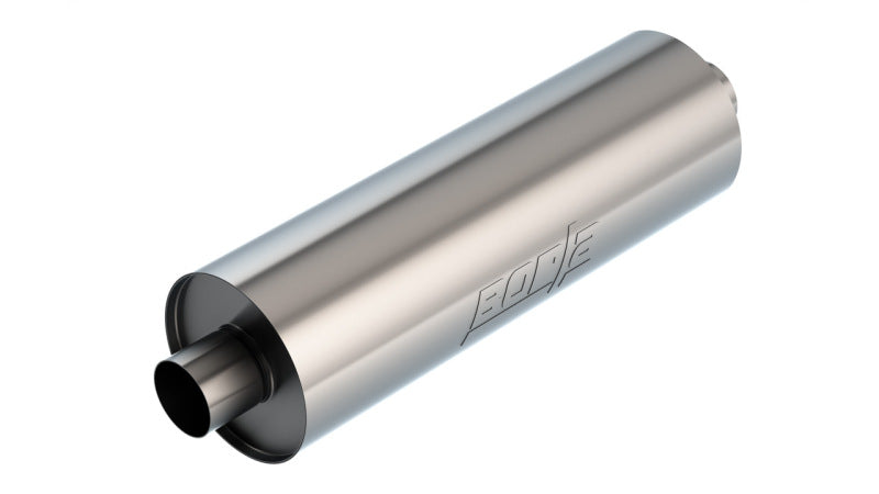 Borla Specialty Muffler 3in Center In/Out 7.75in Dia. 24in Body 29in OAL Touring Un-Notched Borla Muffler