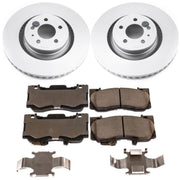 Power Stop 15-19 Ford Mustang Front Z17 Evolution Geomet Coated Brake Kit PowerStop Brake Kits - Performance Blank